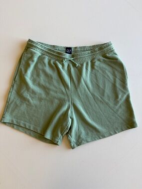 GAP Sage Green Lounge Shorts XL Elastic Waist Casual Athleisure